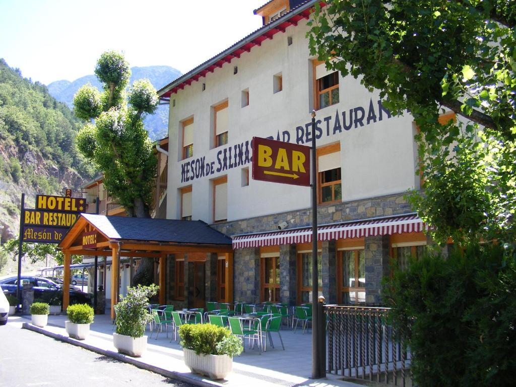 Mesón De Salinas Hotel Salinas de Bielsa Exterior foto
